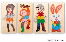Dėlionė Gazelo Układanka drewniana Z7090 46493