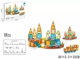 Gazelo Klocki magnetyczne 68 el G222063 03600