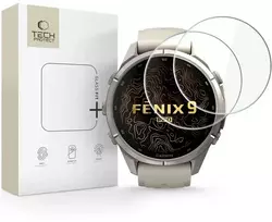 Tech-Protect Glass Fit+ 2 vnt. grūdintas stiklas Garmin Fenix 9 Pro 43mm