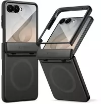 Dėklas Tech-Protect Kevlar Aura MagSafe Case for Samsung Galaxy Z Flip 8 - Juodas