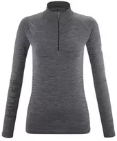 Moteriški termo marškinėliai MILLET Drynamic Warm Zip, grafito