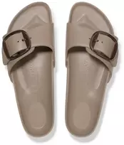 Birkenstock Madrid Big Buckle EVA šlepetės, pilkai smėlio spalvos