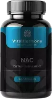 VitalHarmony NAC (N-acetil-L-cisteinas) - 90 kapsulių