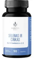 Gamtos namai selenas ir cinkas su vitaminais A-C-E - 90 kapsulių