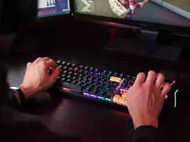 Tracer HORNET 87 klaviatūra Pelė įskaityta Žaidimams USB QWERTY Anglų Juoda, Geltona