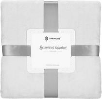 Pledas Springos Luxurious Blanket Extra Thick, šviesiai pilka sp., 150 cm x 200 cm