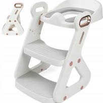 Vaikiška klozeto sėdynė su sulankstomomis kopėtėlėmis Primabobo, 37–44 cm, iki 25 kg