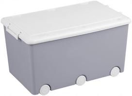 Tega Baby žaislų dėžė su dangčiu ir ratukais, 60 l, 57 × 36 × 27 cm