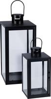 Metalinis žibintas LANTERN BIG, juodos sp., 18 x 40 cm