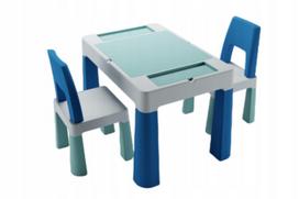 Vaikiškas stalas su 2 kėdutėmis Tega Baby Multifun, 28 × 28 cm