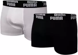 Puma Apatiniai Vyrams Basic Boxer Baltas Juodas