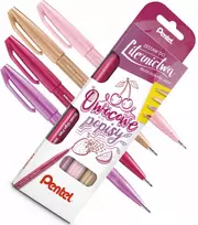 Pentel "vaisiškos išdaigos" kaligrafijos markerių rinkinys