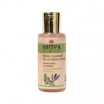 Veido prausiklis su santalu ir ciberžole Sandalwood, Sattva Ayurveda, 100ml