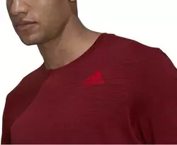Adidas Marškinėliai Vyrams City Elevated T Burgundy