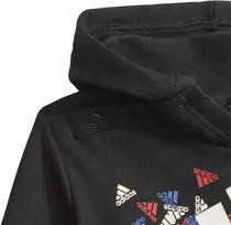 Adidas Sportinis Kostiumas Vaikams I Bos Gra Jog Juodas GT9502