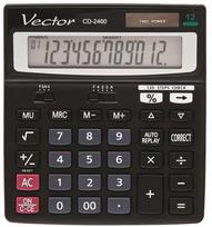 Men's Vector Vector Cd-2460 biuro skaičiuoklis su 120 žingsnių atmintimi