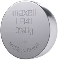 Mygtukinė Baterija - Maxell G3 LR41 Šarminės Baterijos, 10 Vnt.