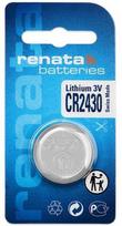 Baterija - Renata CR2430 3V 285mAh Ličio Mygtukinis Elementas