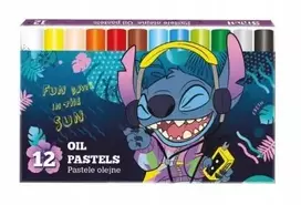 Colorino Aliejinės kreidelės Stitch, 12 spalvų
