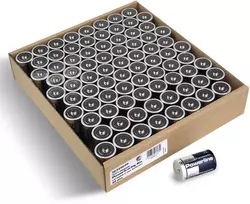 Baterija - Panasonic LR14 Alkaline 1.5V Industrial 80-Pack Juoda