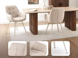 Fotelis Meble Makarowski Kėdė Mebel Elite MOND béžinis