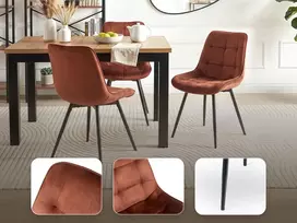 Fotelis Kėdė Mebel Elite CHRIS oranžinis
