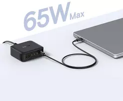 Įkrovimo Stotelė - Baseus EnerFill FH21 120 W GaN 4xUSB-C 2xUSB-A