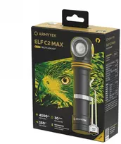 Žibintuvėlis - Armytek Elf C2 Max 4500 Liumenų USB-C Atsparus Vandeniui Aliuminis Baltas