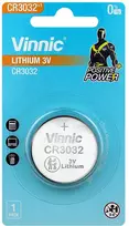 Baterija - Vinnic CR3032 3V 30mm Ličio Mygtukinis Elementas