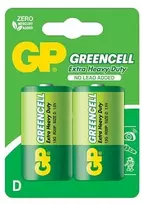 GP Battery Baterijos – GP R20 GreenCell, 2 vnt.