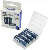 Baterija - XTAR R6/AA 1.5V 2700mAh Įkraunamos Li-ion Baterijos, 4 vnt.