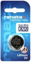 Baterija - Renata CR2320 Ličio Mygtukinis Elementas 3V 150mAh