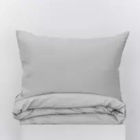 Fejos Namai EXCLUSIVE Sidabrinis PREMIUM satino patalynės komplektas Pagalvės matmenys - 50x70 cm, Antklodės matmenys - 140x200 cm