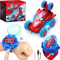 RC automobilis-voras su LED ir laikrodžio formos pulteliu