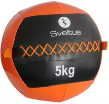 Orange Svorinis kamuolys SVELTUS Wall Ball 5kg D35cm Oranžinis/Juodas mėtymui