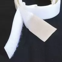 TimeTEX lipni „Velcro“ juosta, balta, 1 m (TT93340)