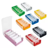 Timetex A8 plastikinė mokymosi dėžutė su 100 mokymosi kortelių (TT9366x)