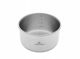 Gerlach Smart Steel nerūdijančiojo plieno puodas, 2 l, 18 cm