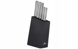 Gerlach Ambiente Silver peilių rinkinys su ąžuoliniu bloku, 5 vnt.