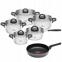 Gerlach AMBIENTE PLUS 10 dalių indų rinkinys su 24 cm keptuve