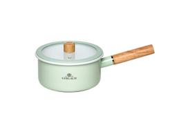 Gerlach Natur Enamel emaliuotas puodas su dangčiu, 2 l, 18 cm