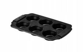 Gerlach GRANITEX keksiukų kepimo forma, 6 vietos, 31 × 19 cm