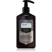 Arganicare Silk Protein Leave-In Conditioner nenuplaunamasis kondicionierius garbanotiems plaukams 400 ml