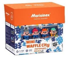 Konstruktorius Marioinex Mini Waffle Police station 905852, 280 vnt., įvairių spalvų