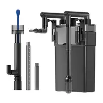 Pakabinamas kaskadinis akvariumo filtras SUNSUN HBL-801, 500 l/val., 6 W, juodas