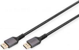 Digitus | 8K DisplayPort Connection Cable Version 1.4 | DB-340201-020-S | DisplayPort to DisplayPort DB-340201-020-S | 4016032481010