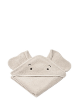 Liewood - Albert Elephant Hooded Towel - Vonios pončas - Smėlio