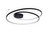 Ideal Lux Lubinis šviestuvas OZ PL D080 ON-OFF NERO 3000K, 365053