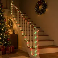 LED kalėdinė šviečianti žarna 240 LED Raudona ir Žalia 10 m