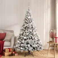Dirbtinė Kalėdų eglutė su burbulais 150 cm 150 LED Šilta balta
